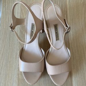 Zara • nude heels 🤍